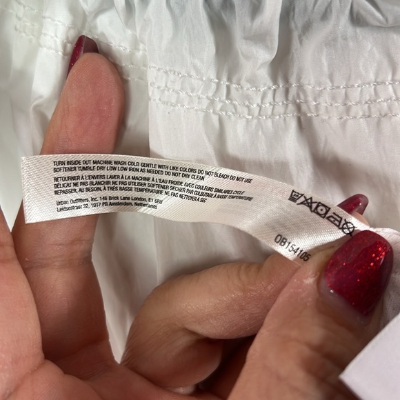 Free people movement Aurora Maxi Windbreaker Parka white size medium - Picture 14 of 16